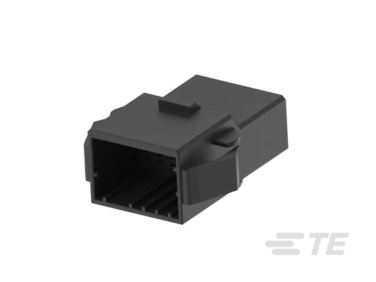 1-1318114-6_DYNAMIC D-2100 TAB HSG 12P P/M, Dynamic 2000 Series, Housing for Male Terminals, Wire-to-Wire, 12 Position