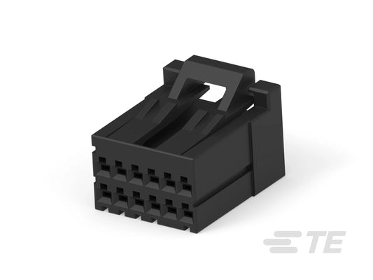 1-1318118-6_DYNAMIC D-2100 REC HSG 12P, Dynamic 2000 Series, Housing, Receptacle, Wire-to-Board, 12 Position
