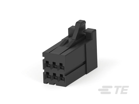 1-1318119-3_DYNAMIC D-2100 REC HSG 6P, Dynamic 2000 Series, Housing, Receptacle, Wire-to-Board, 6 Position