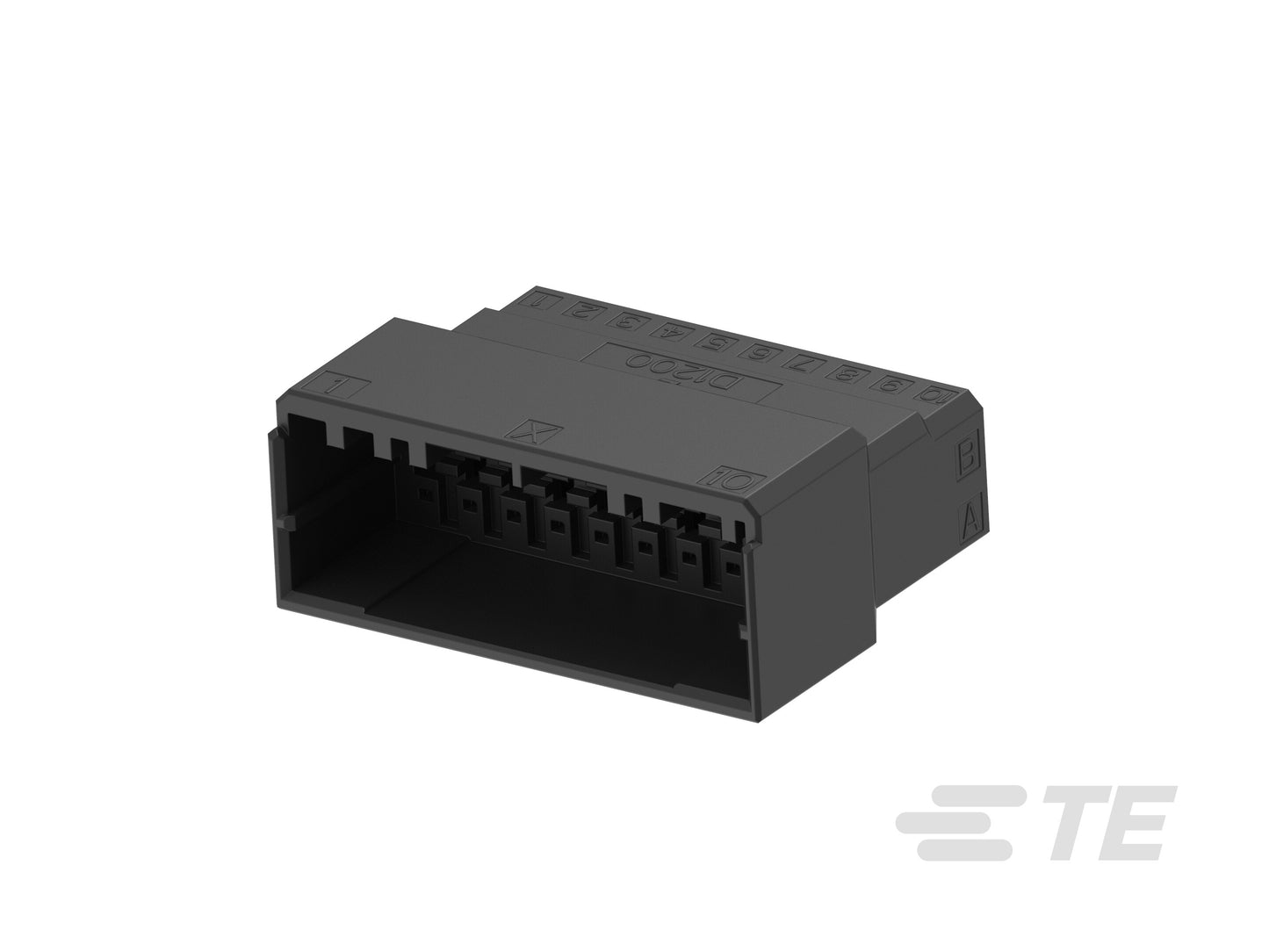 1-1903130-0_DYNAMIC 1200D TAB HSG 20P F/H, Dynamic 1000 Series, Housing for Male Terminals, Wire-to-Wire, 20 Position