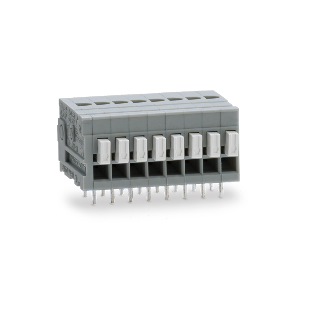 ML-700-NH-2p_Screwless Terminal Blocks, Pitch 2.54mm, Stranded wire and Solid wire