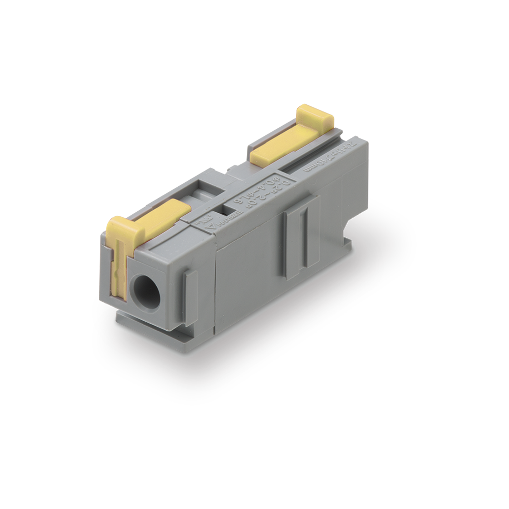 ML-7000-Y_Screwless Terminal Blocks, Yellow, Pitch 9.2mm (When use at multi-posision)