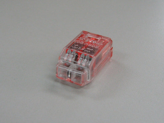 QLX 2 - Push-In Wire Connector for solid copper, 2-pole